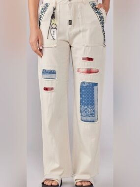 72☺️Pol patchwork pant